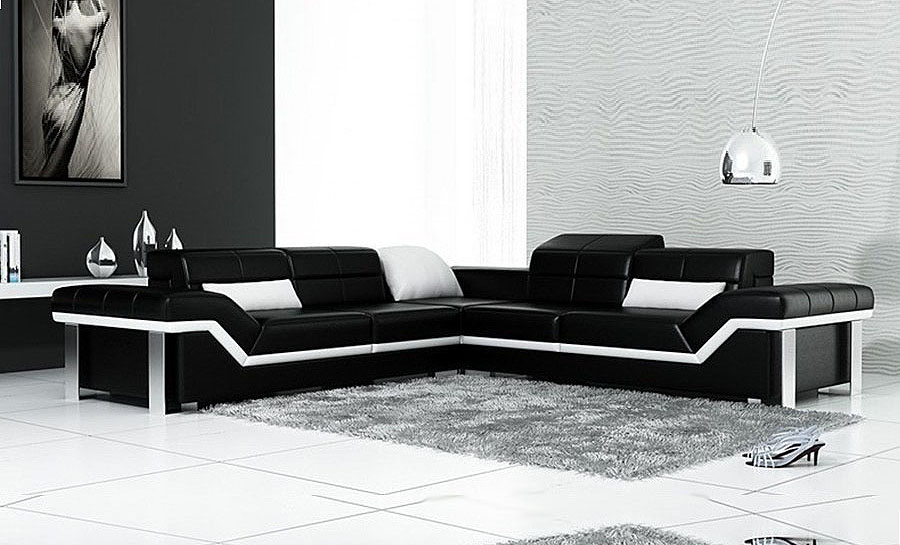 Beatrix - L - Leather Sofa Lounge Set
